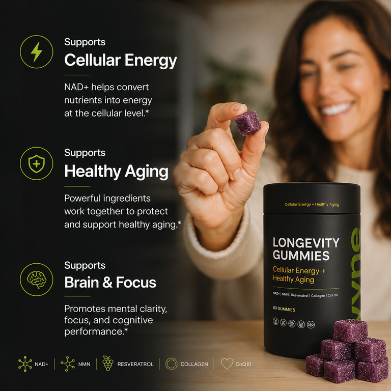VYNE NAD+ Longevity Gummies product jar
